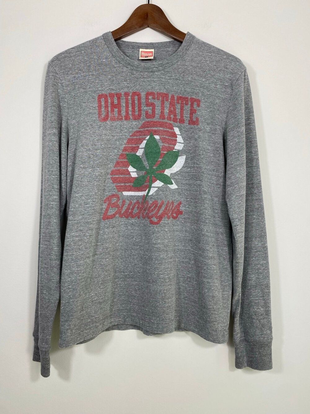 Homage Ohio State Buckeyes Rose Bowl Graphic Long Sleeve Tee S
